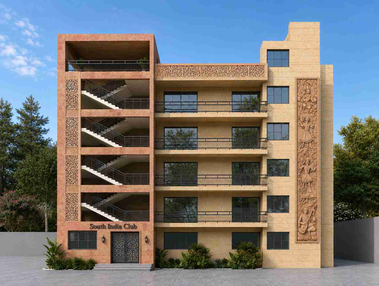 Mandir Marg Commercial Building