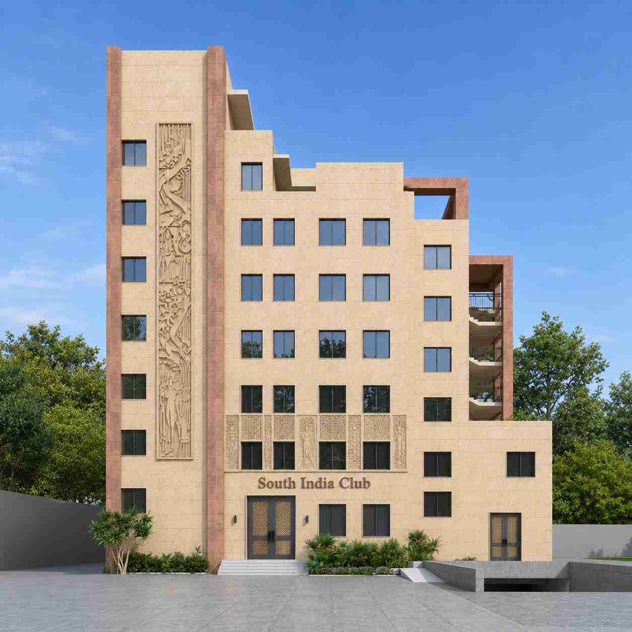 Mandir Marg Commercial Building