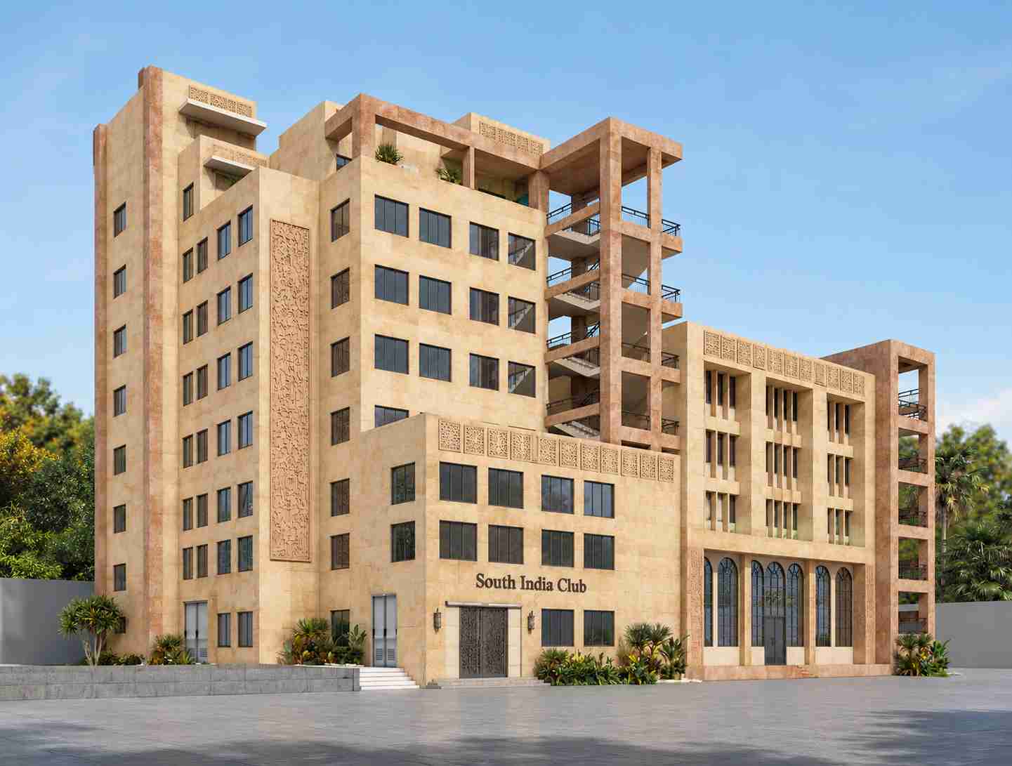Mandir Marg Commercial Building