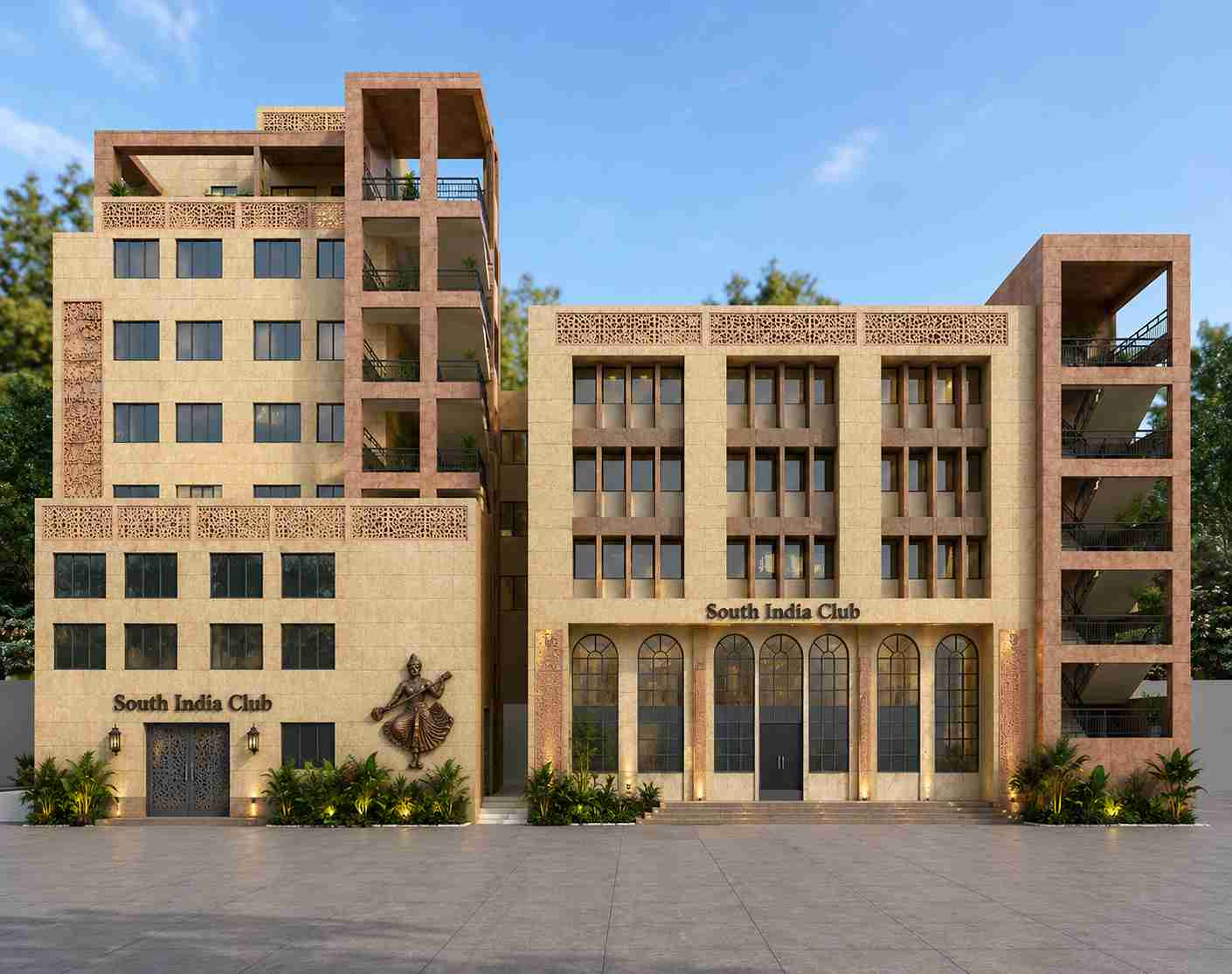 Mandir Marg Commercial Building